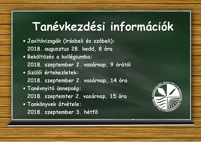 Tanevkezdesi informaciok 700